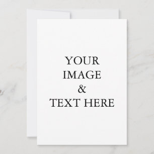 Convite Personalizada Personalizada Sua Própria Foto