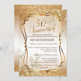 Convite Personalizado - 50º Aniversário de Casamento com G
