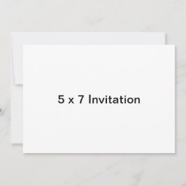 Convite Personalizado 5 x 7 (Horizontal)