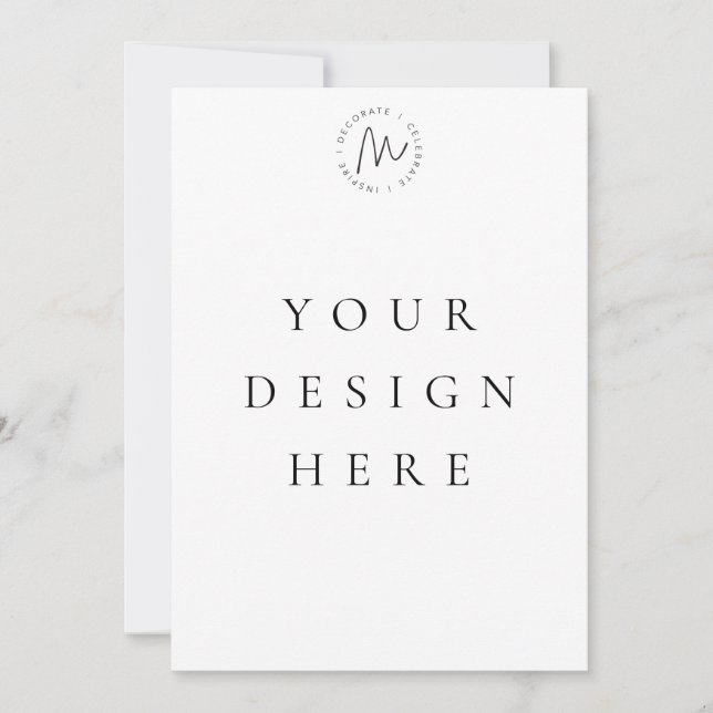 Convite personalizado 5x7 (Frente)