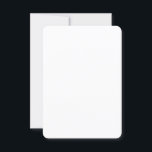 Convite Personalizado 8,89 cm x 12,7 cm Acabamento Semibri<br><div class="desc">Crie convites personalizados impressionantes para qualquer ocasião com nossos cartões versáteis Semi-Gloss de 3, 5" x 5". Esses convites de alta qualidade apresentam um acabamento branco brilhante e semi-gloss que produz cores vibrantes e detalhes nítidos, perfeitos para mostrar suas fotos e designs. Cada cartão é feito de papel premium de...</div>