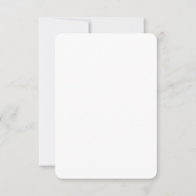 Convite Personalizado 8,89 cm x 12,7 cm Semibrilho de Alta (Verso)