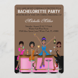 Convite Personalizado Bachelorette Chic Bash