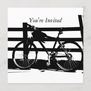 Convite Personalizado ©Black & White Bike at Sea