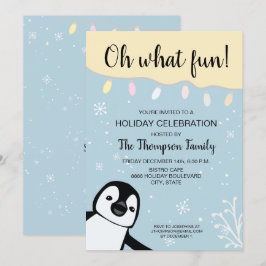 Convite Personalizado | Celebração de Férias de Natal | Di