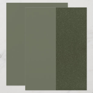 Convite Personalizado com Textura Dividida em Verd