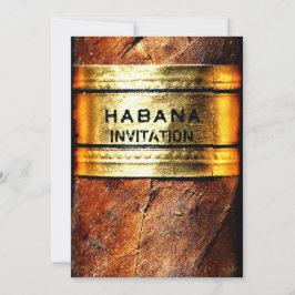 Convite Personalizado Cubano para Charutos Habana