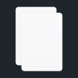 Convite Personalizado de 3,5" x 5" com semirbrilho arredon<br><div class="desc">Crie convites personalizados incríveis para qualquer ocasião com nossos versáteis cartões Semi-Gloss de 3, 5" x 5". Esses convites de alta qualidade têm um acabamento branco brilhante e semirbrilhante que produz cores vibrantes e detalhes nítidos, perfeito para mostrar suas fotos e designs. Cada placa é feita com papel premium de...</div>