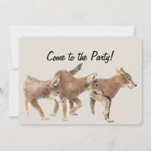 Convite Personalizado De Bois De Aniversário Para 