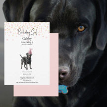 Convite Personalizado De Cachorro De Cachorro De C