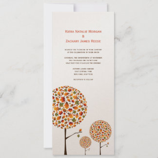 Convite Personalizado De Casamento Da Árvore De Po