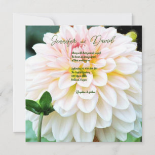Convite Personalizado De Casamento Dahlia