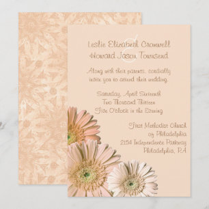 Convite Personalizado De Casamento Pálido Para Ge
