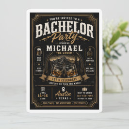 Convite Personalizado de Despedida de Solteiro