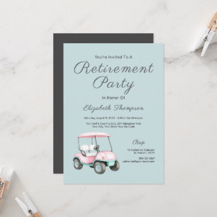Convite Personalizado de Festa de Aposentadoria de