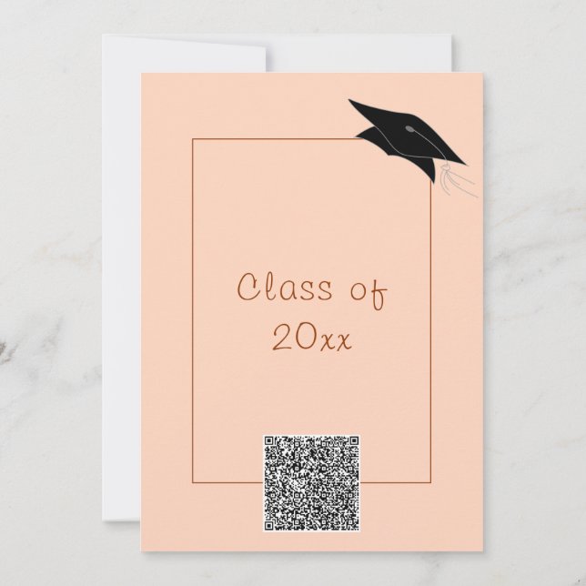 Convite Personalizado de Festa de Formatura com Có (Verso)