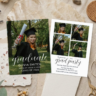 Convite Personalizado de Festa de Formatura com Fo