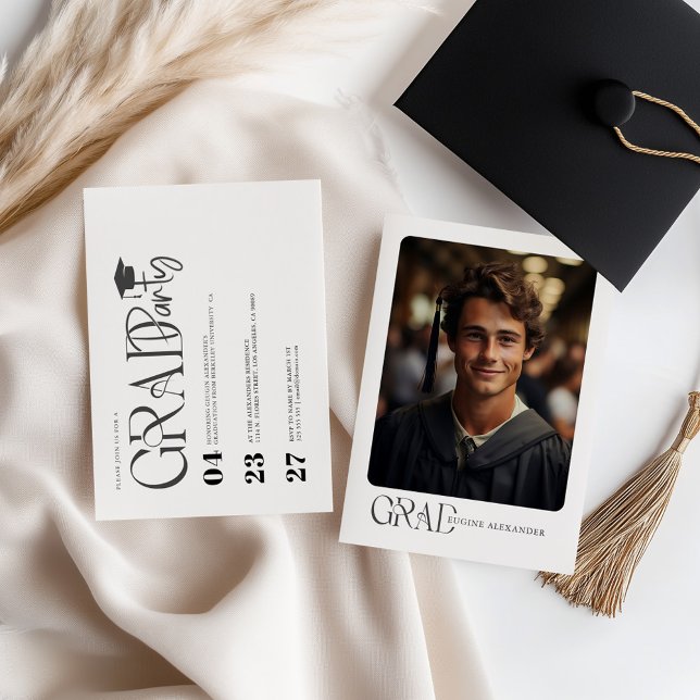Convite Personalizado de Festa de Formatura Modern (Criador carregado)