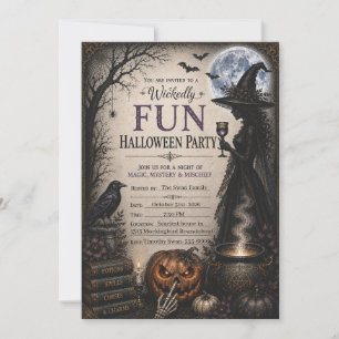 Convite Personalizado de Festa de Halloween Divert