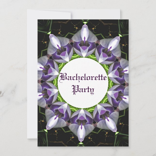 Convite Personalizado de festa de solteira (Frente)