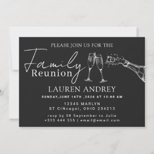 Convite personalizado de foto para festa de reuniã