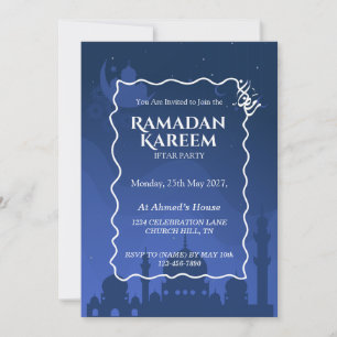 Convite Personalizado de Iftar Ramadan Kareem