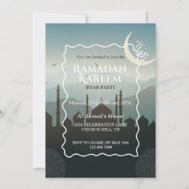 Convite Personalizado de Iftar Ramadan Kareem