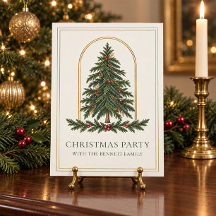 Convite Personalizado de Natal para Festa com Tema