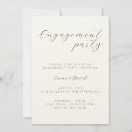 Convite Personalizado de Noivado com Elegância