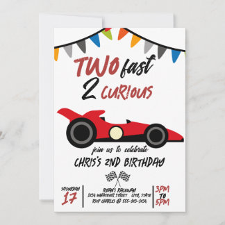 Convite Personalizado de segundo aniversário