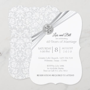 Convite Personalizado - Desenho de Aniversário de Diamante