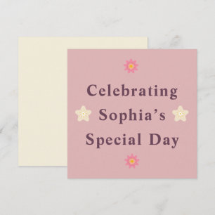 Convite Personalizado Elegante para um Dia Especia