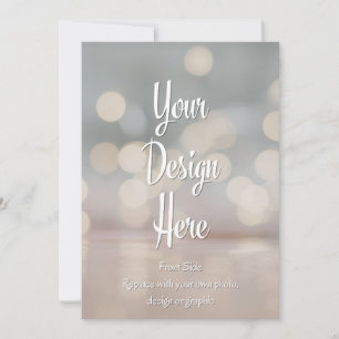 Convite Personalizado Envie Seu Próprio Design