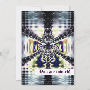 Convite Personalizado Espaço Roxo