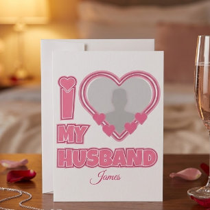 Convite Personalizado Eu Amo Meu Marido – Adicionar Foto e
