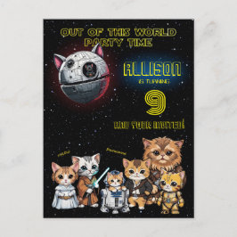 Convite Personalizado Gato Gatinho Fofinho Ficção 