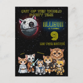 Convite Personalizado Gato Gatinho Fofinho Ficção 
