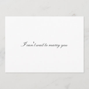 Convite Personalizado "Mal posso esperar para me casar con