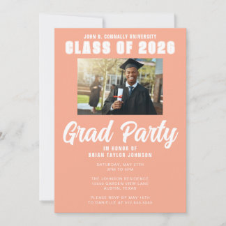 Convite Personalizado Moderno para Graduados