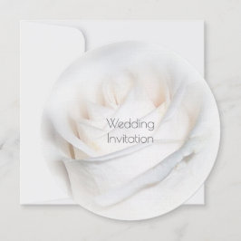 Convite Personalizado para Casamento de Rosa Branc