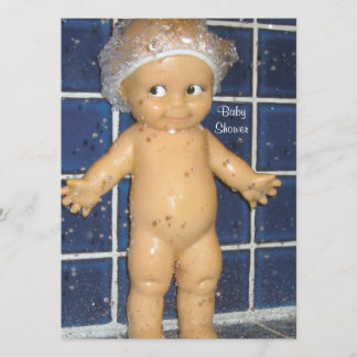 Convite personalizado para Chá de fraldas para Men