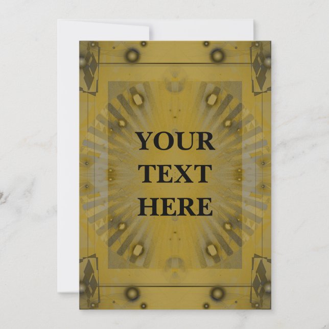 Convite personalizado para eventos de Deco de Abst (Frente)