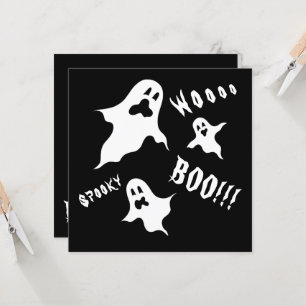 Convite Personalizado para Fantasmas de Halloween