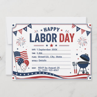Convite Personalizado para Festa de BBQ no Dia do 