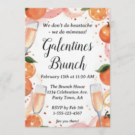 Convite Personalizado para Festa de Brunch Galenti
