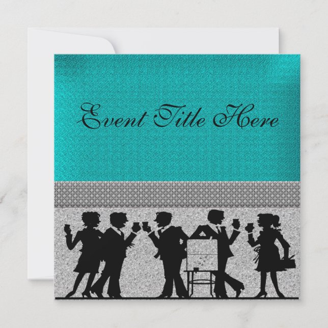 Convite Personalizado para Festa de Celebração (Frente)