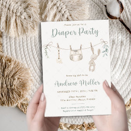 Convite Personalizado para Festa de Cuecas Boho pa