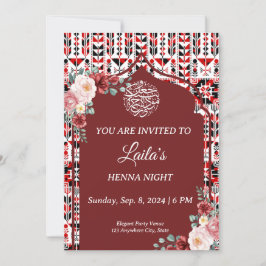 Convite Personalizado para Noite de Henna