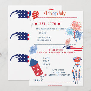 Convite Personalizado para o Dia da Independência