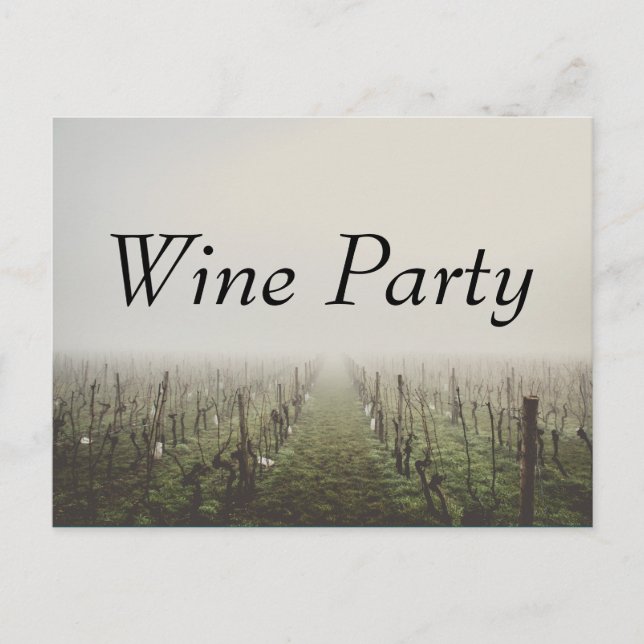 Convite Personalizado para Vindima na Festa do Vin (Frente)